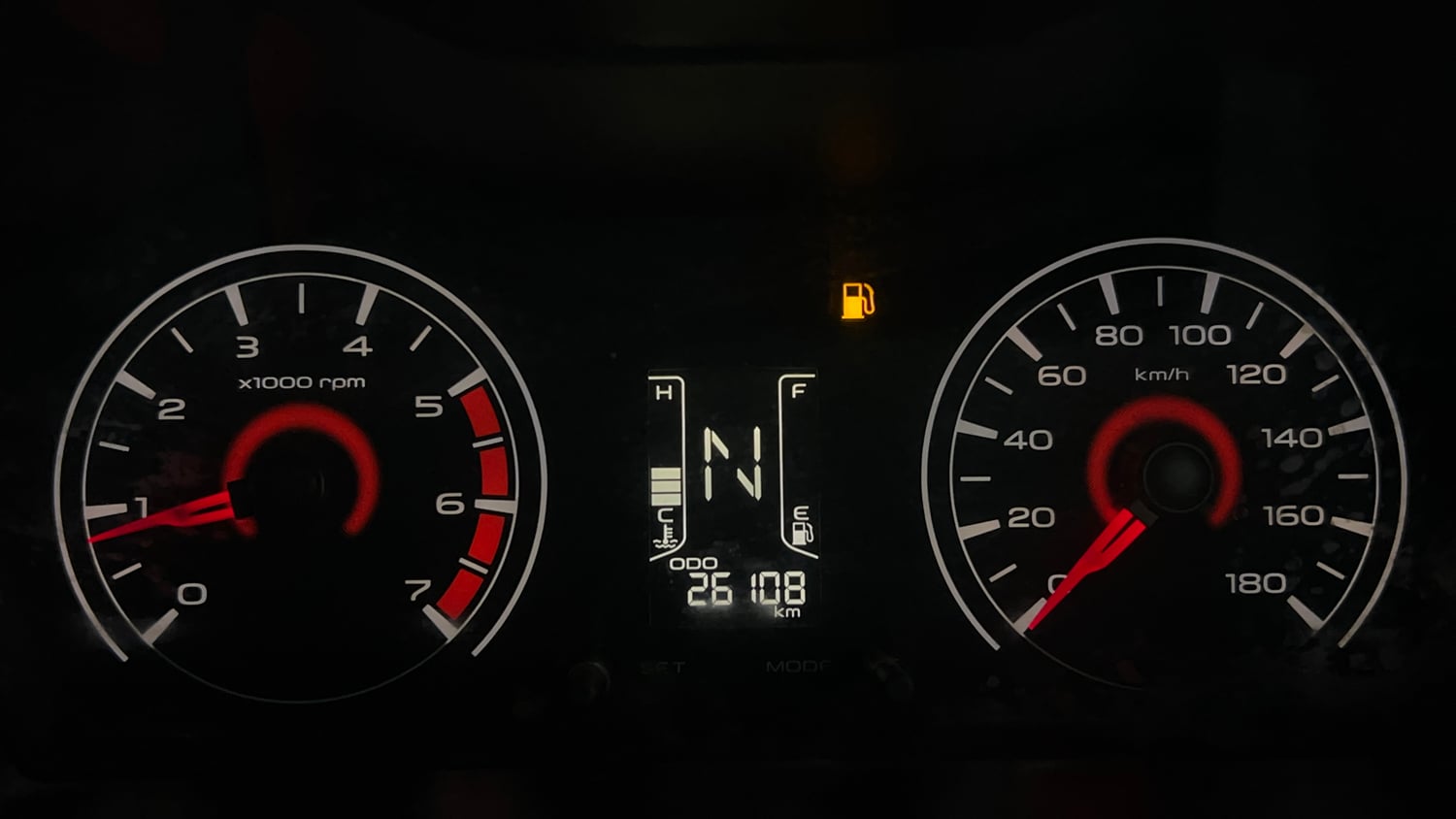 Used 2016 Mahindra KUV100 K4 6 STR Petrol Manual interior CLUSTERMETER VIEW