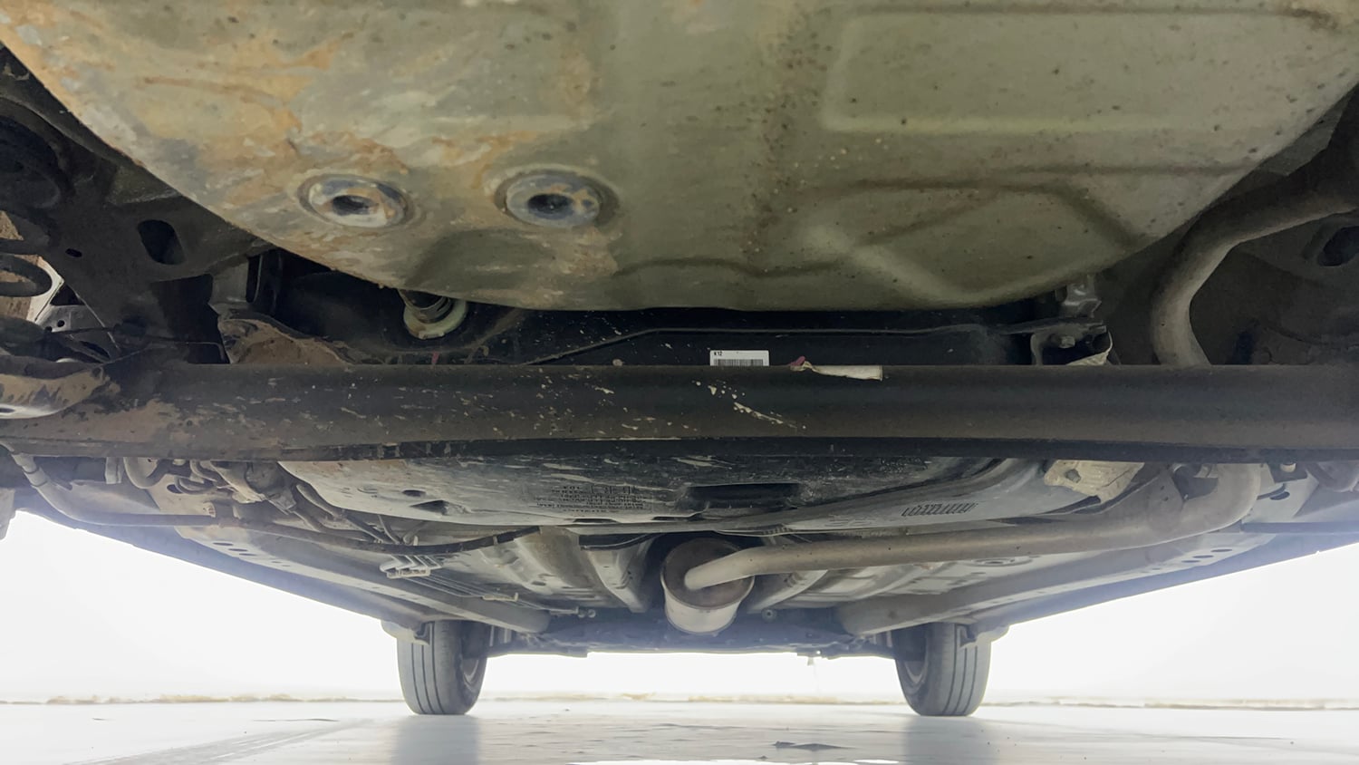 Used 2023 Maruti Suzuki Wagon R ZXI Plus 1.2 AGS Petrol Automatic extra REAR UNDERBODY VIEW (TAKEN FROM REAR)