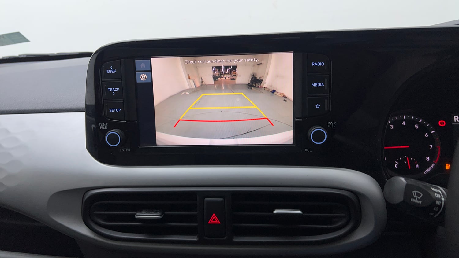 Used 2023 Hyundai Grand i10 Nios Sportz 1.2 Kappa VTVT Petrol Manual top_features Rear camera