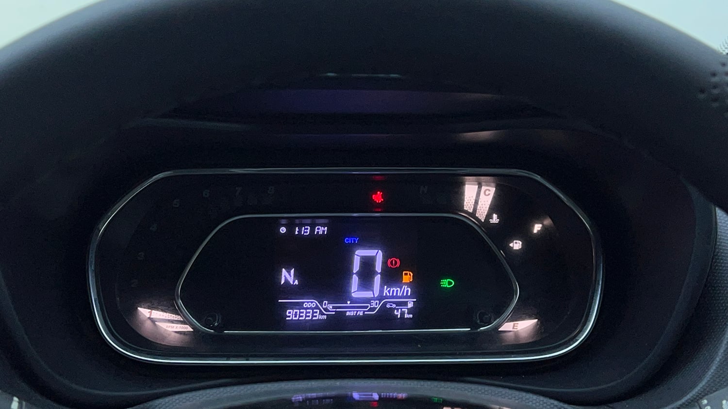 Used 2021 Tata Nexon XZA Plus Diesel Diesel Automatic interior CLUSTERMETER VIEW