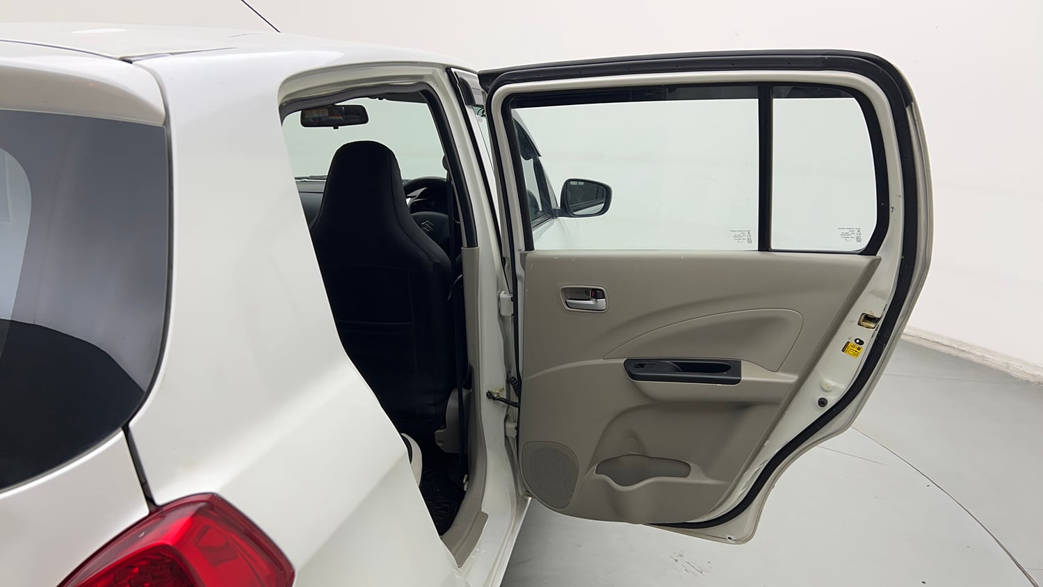 Used 2014 Maruti Suzuki Celerio VXi Petrol Manual interior RIGHT REAR DOOR OPEN VIEW