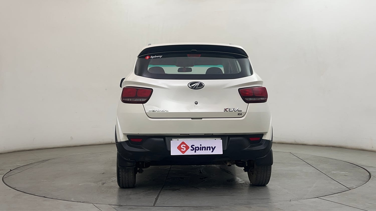 Used 2016 Mahindra KUV100 K4 6 STR Petrol Manual exterior BACK VIEW