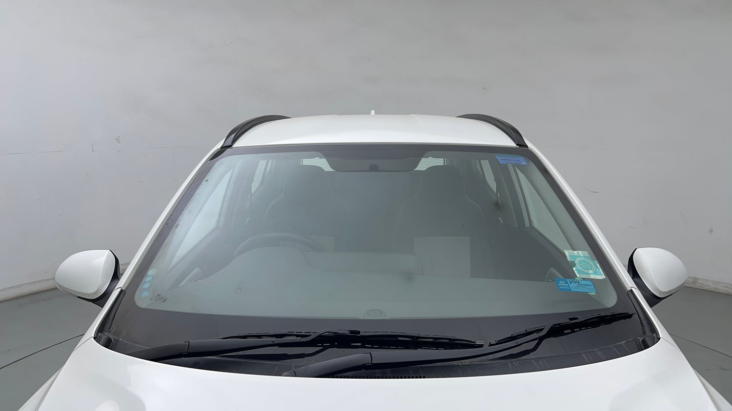 Used 2023 Hyundai Grand i10 Nios Sportz 1.2 Kappa VTVT Petrol Manual exterior FRONT WINDSHIELD VIEW