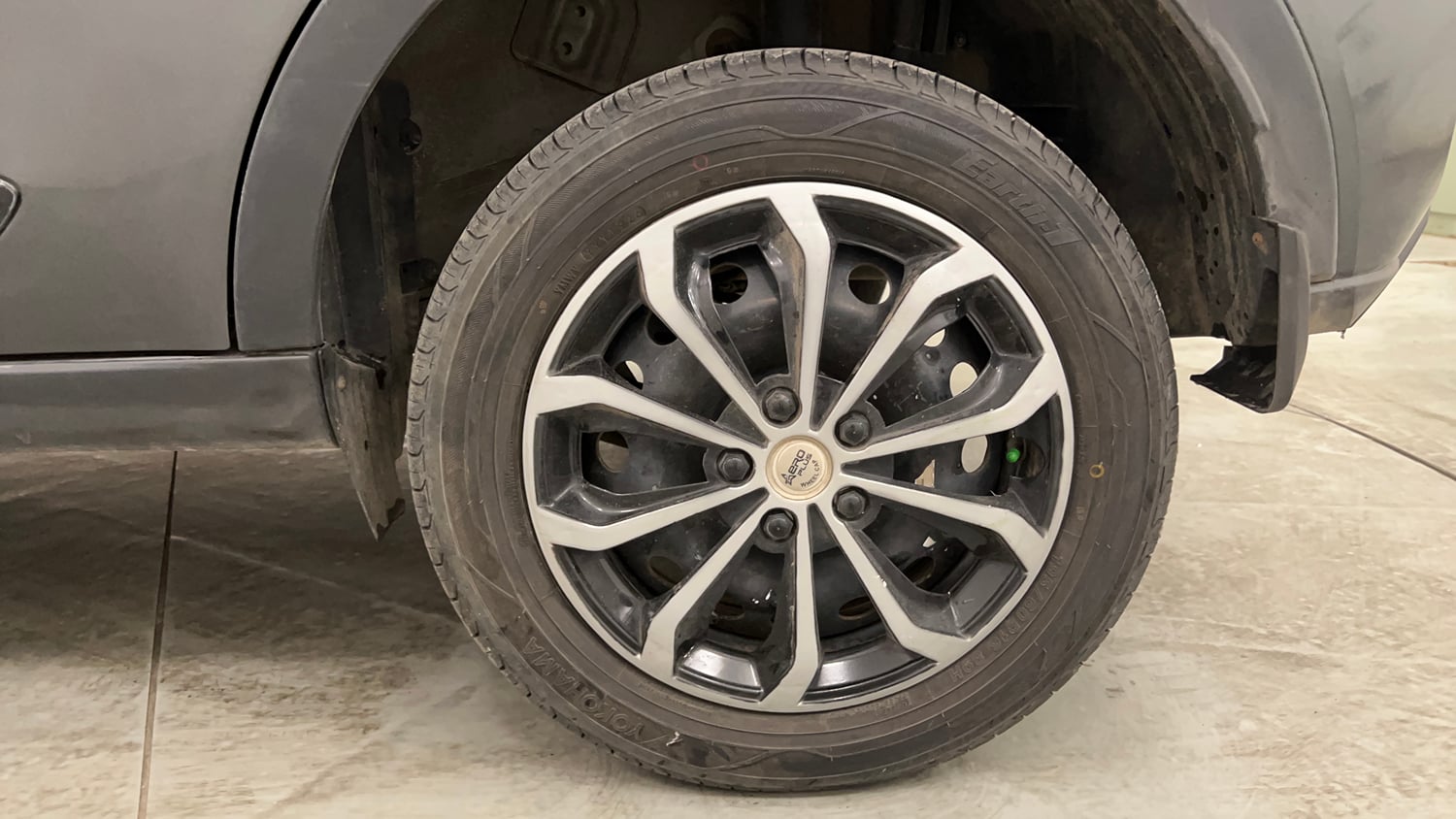 Used 2023 Tata Nexon XM (S) Diesel Diesel Manual tyres LEFT REAR TYRE RIM VIEW