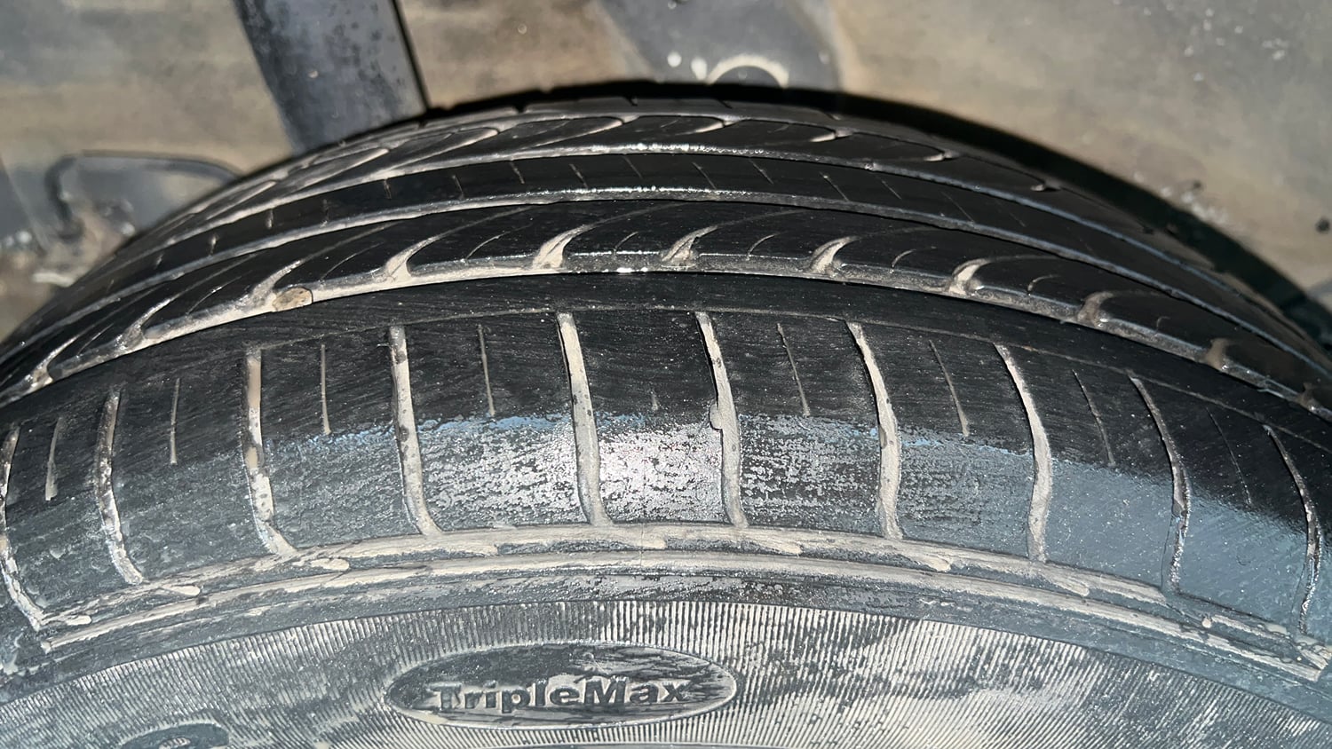 Used 2022 Hyundai Venue S 1.2 Petrol Petrol Manual tyres RIGHT REAR TYRE TREAD VIEW