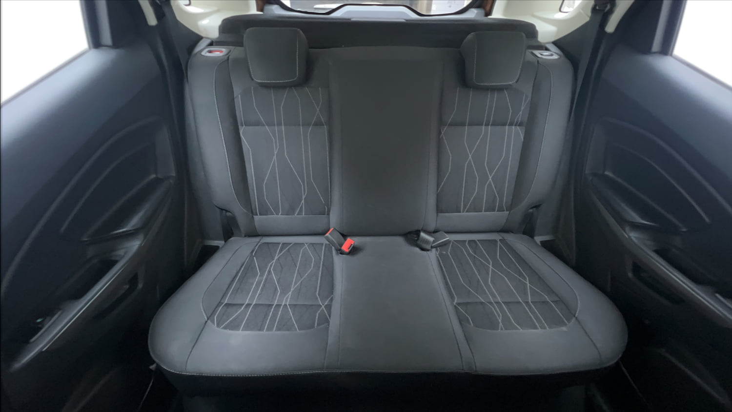 Used 2018 Ford EcoSport Trend + 1.5L Ti-VCT AT Petrol Automatic interior REAR SEAT CONDITION VIEW