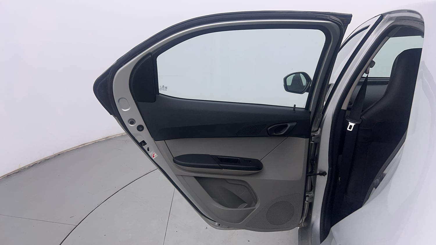 Used 2018 Tata Tiago Revotron XT Petrol Manual interior LEFT REAR DOOR OPEN VIEW