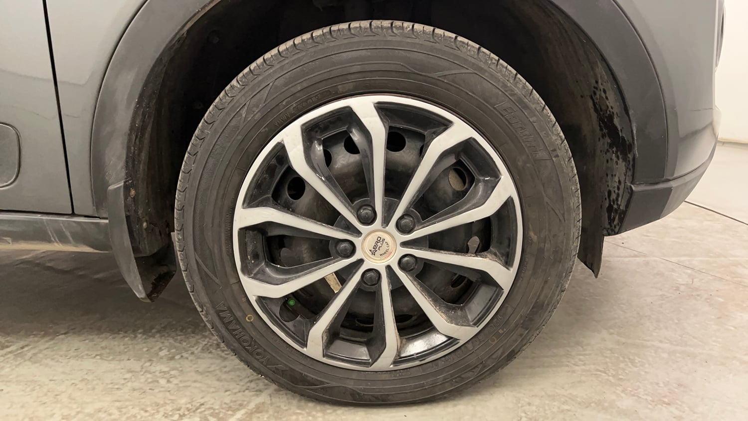 Used 2023 Tata Nexon XM (S) Diesel Diesel Manual tyres RIGHT FRONT TYRE RIM VIEW