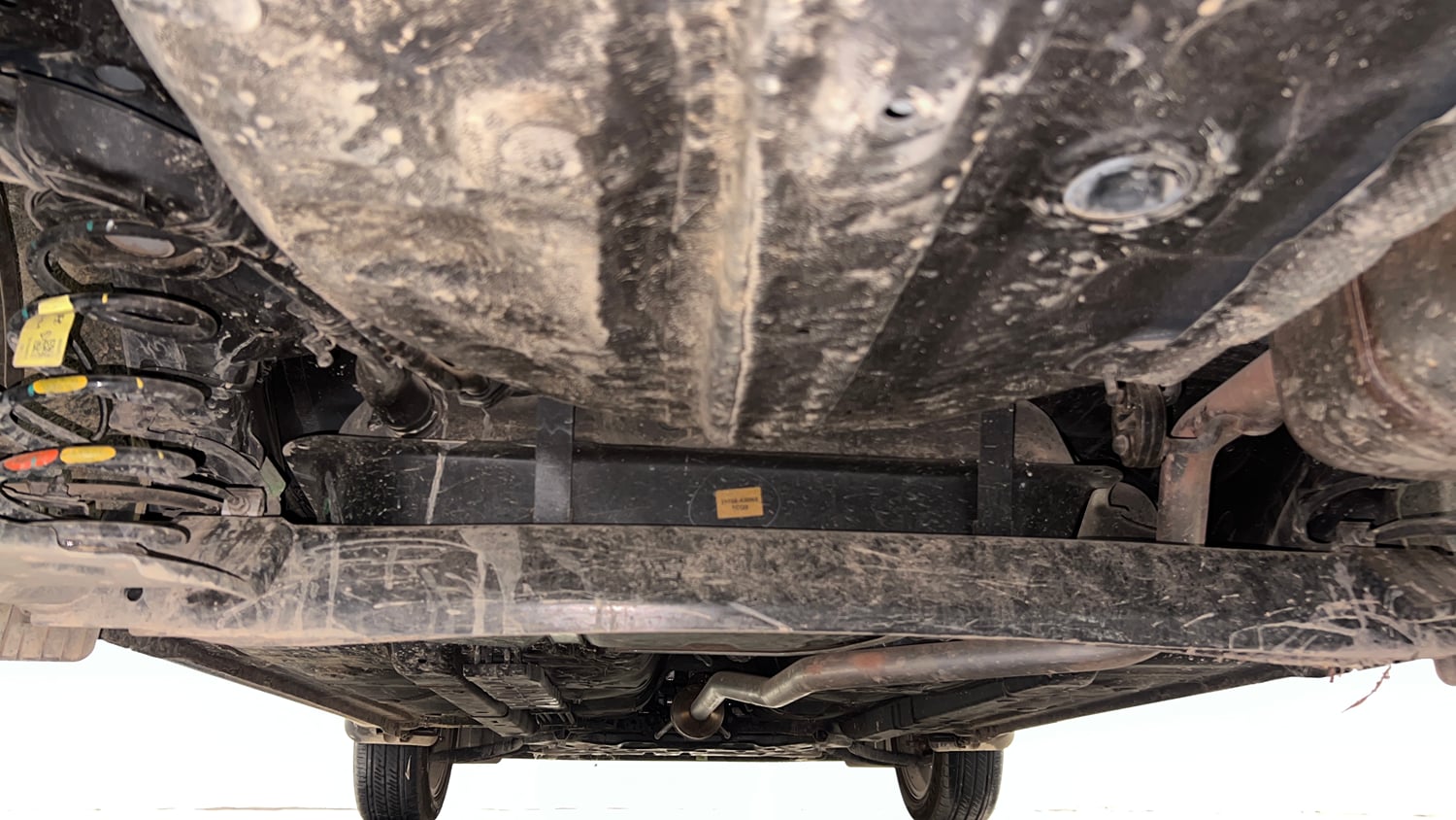Used 2025 Hyundai Grand i10 Nios Sportz (O) 1.2 Kappa VTVT Petrol Manual extra REAR UNDERBODY VIEW (TAKEN FROM REAR)