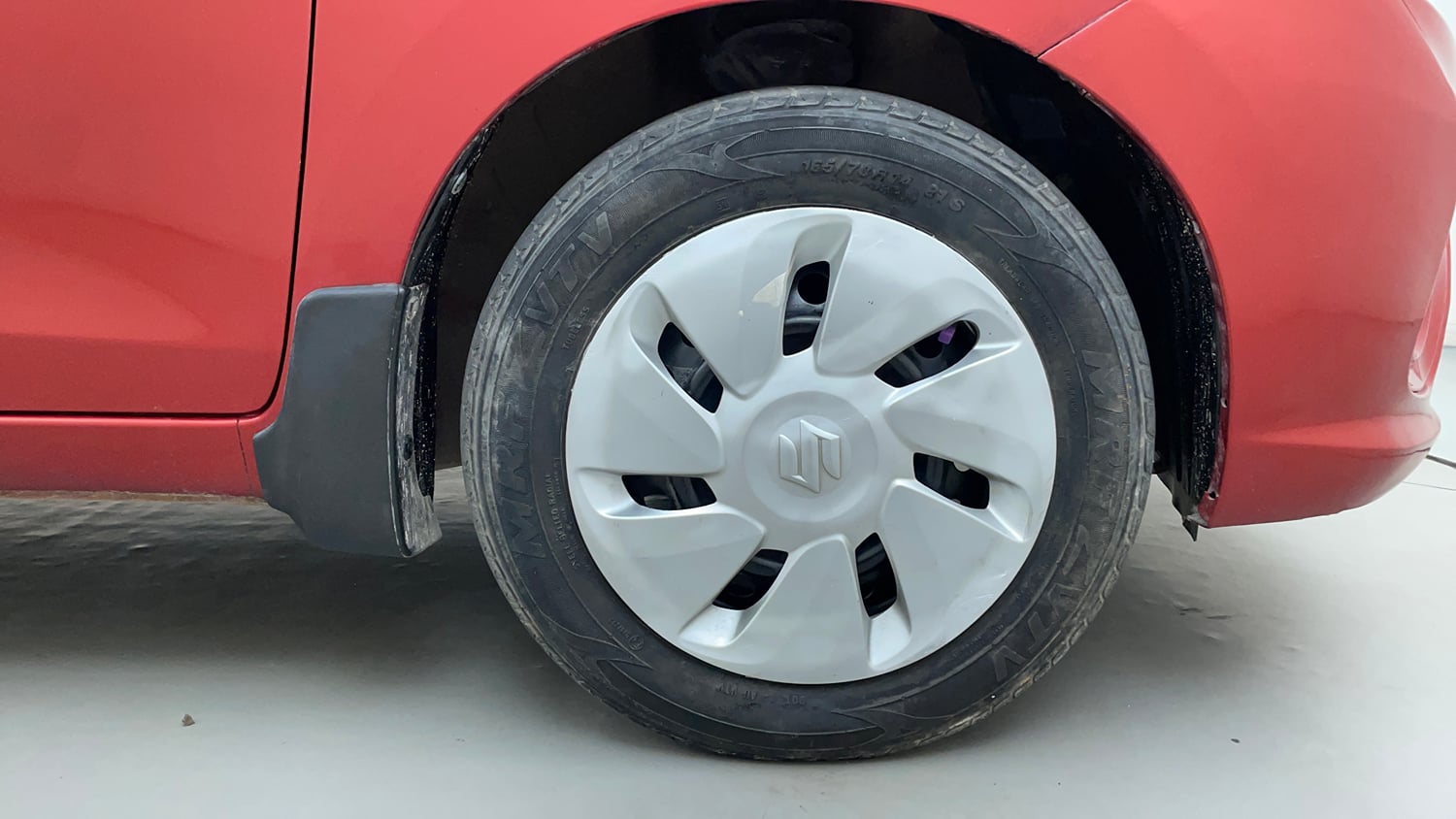 Used 2020 Maruti Suzuki Celerio VXi (O) CNG Cng Manual tyres RIGHT FRONT TYRE RIM VIEW