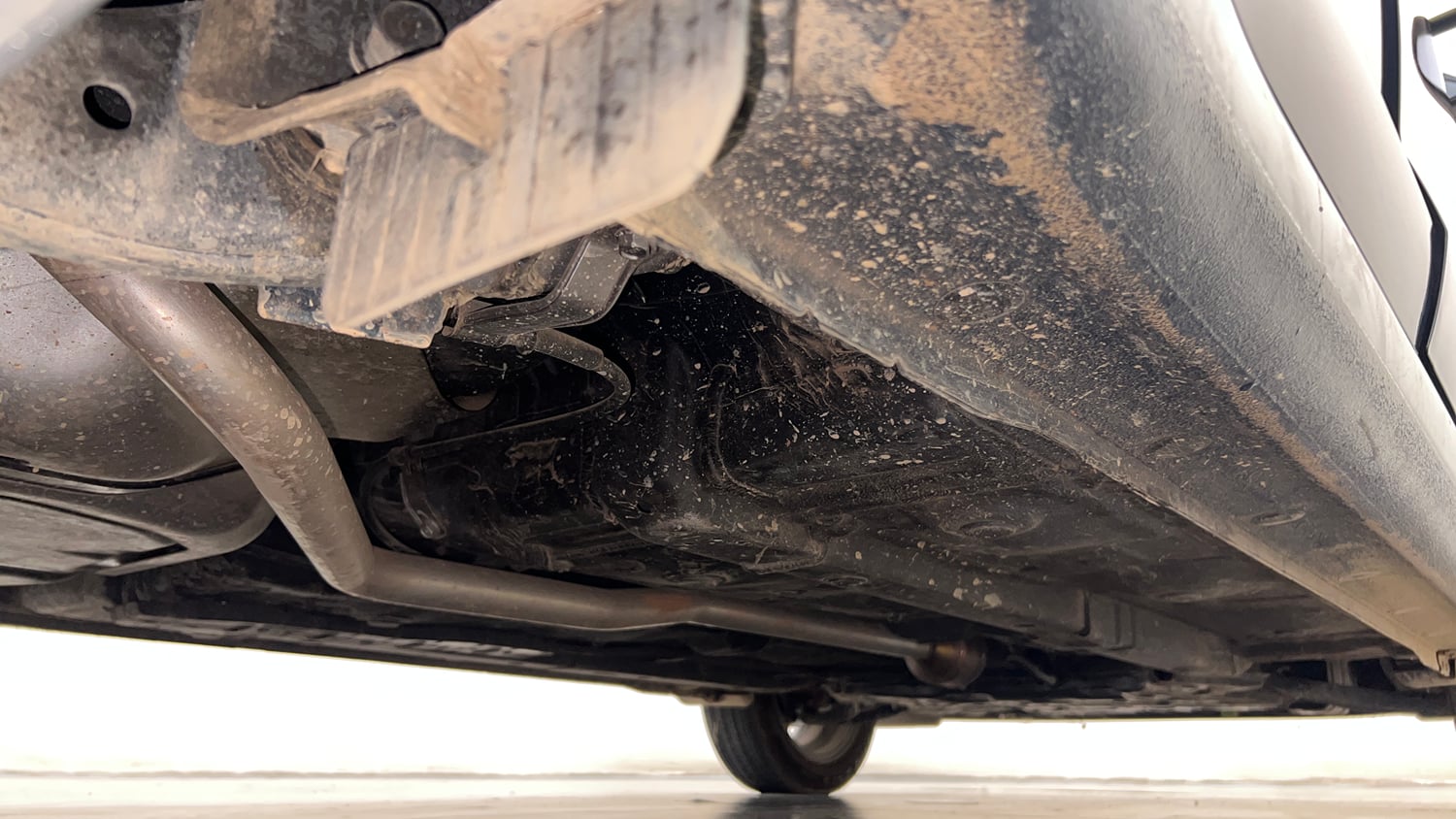 Used 2025 Hyundai Grand i10 Nios Sportz (O) 1.2 Kappa VTVT Petrol Manual extra REAR RIGHT UNDERBODY VIEW