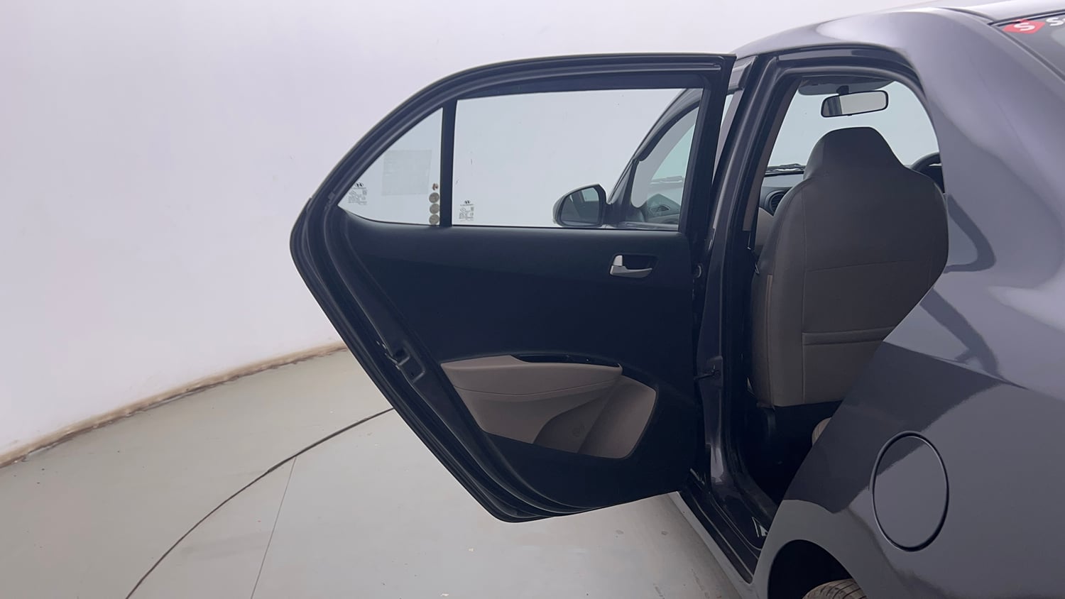 Used 2019 Hyundai Xcent SX Petrol Manual interior LEFT REAR DOOR OPEN VIEW