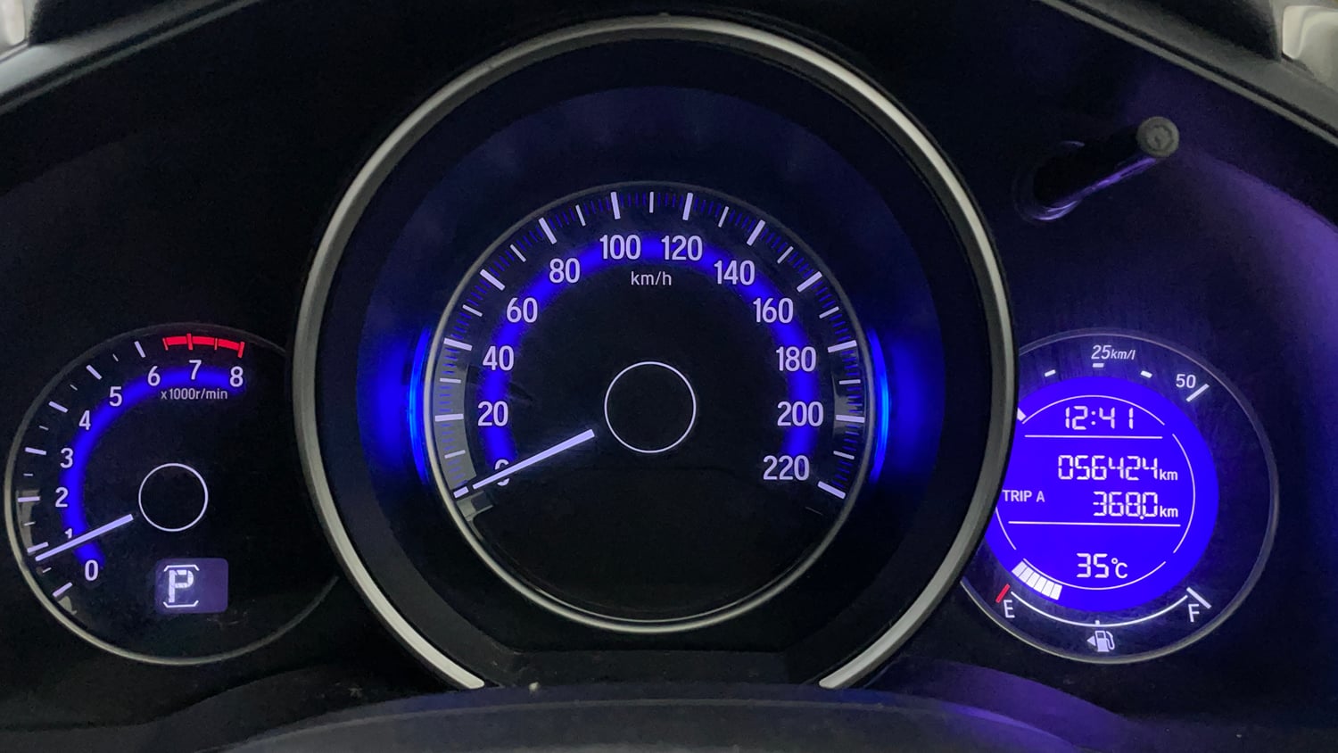 Used 2017 Honda Jazz V AT Petrol Petrol Automatic interior CLUSTERMETER VIEW
