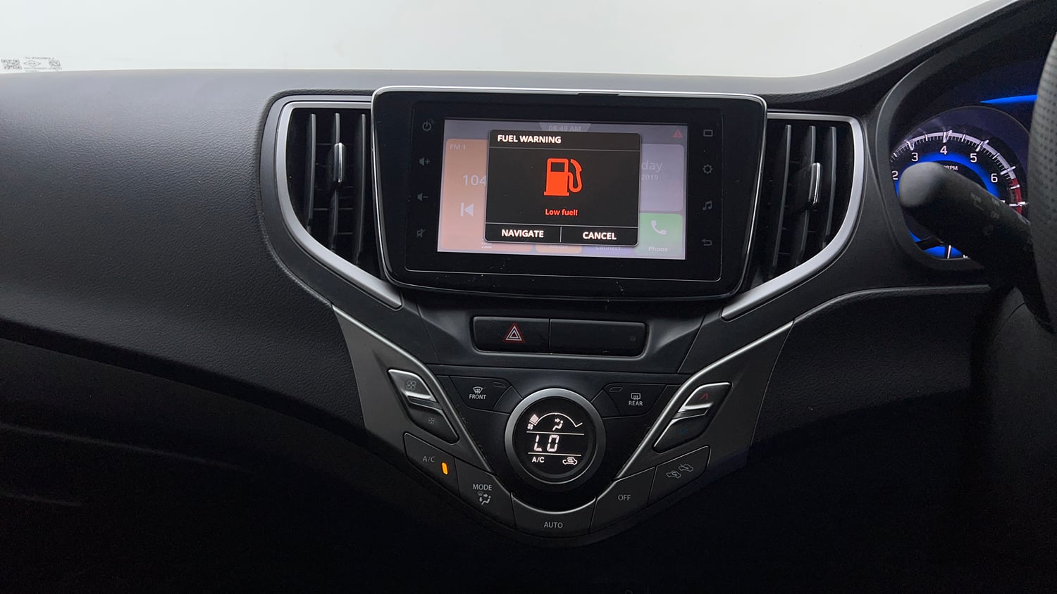Used 2021 Maruti Suzuki Baleno Zeta Petrol Manual interior MUSIC SYSTEM & AC CONTROL VIEW