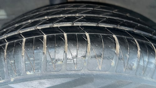 Used 2023 Kia Sonet HTK Plus 1.2 Petrol Manual tyres RIGHT REAR TYRE TREAD VIEW