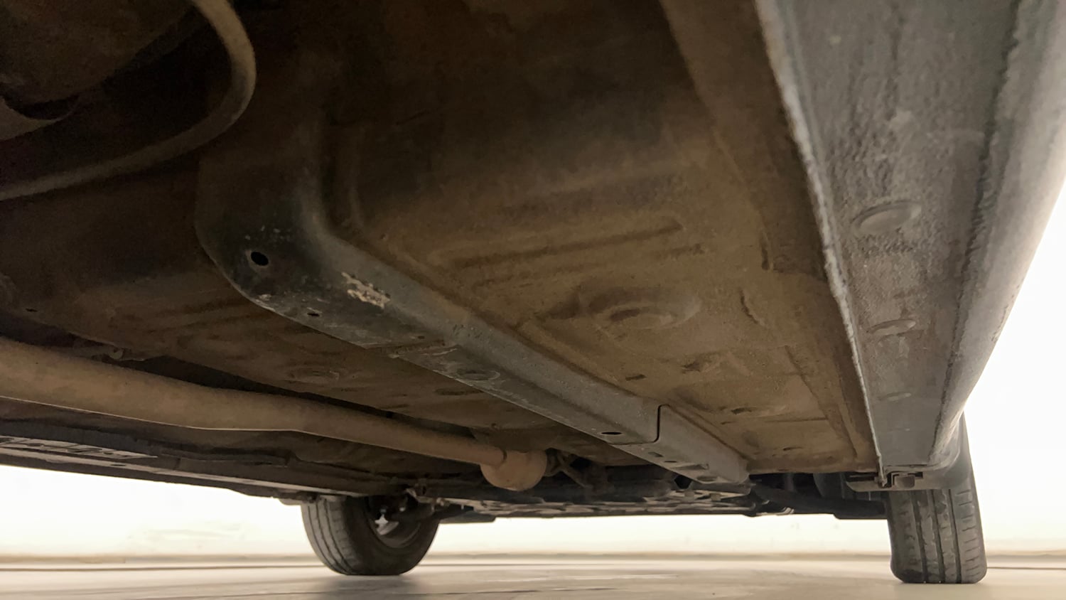 Used 2022 Hyundai Grand i10 Nios Sportz 1.2 Kappa VTVT Petrol Manual extra REAR RIGHT UNDERBODY VIEW