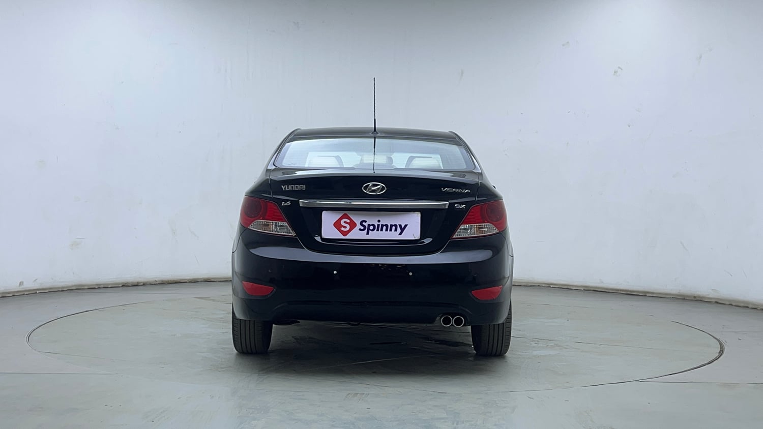 Used 2013 Hyundai Verna Fluidic 1.6 VTVT SX Petrol Manual exterior BACK VIEW