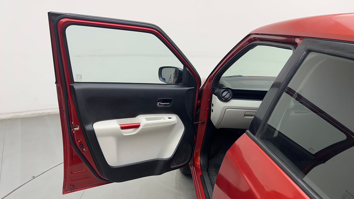 Used 2018 Maruti Suzuki Ignis Delta 1.2 AMT Petrol Automatic interior LEFT FRONT DOOR OPEN VIEW