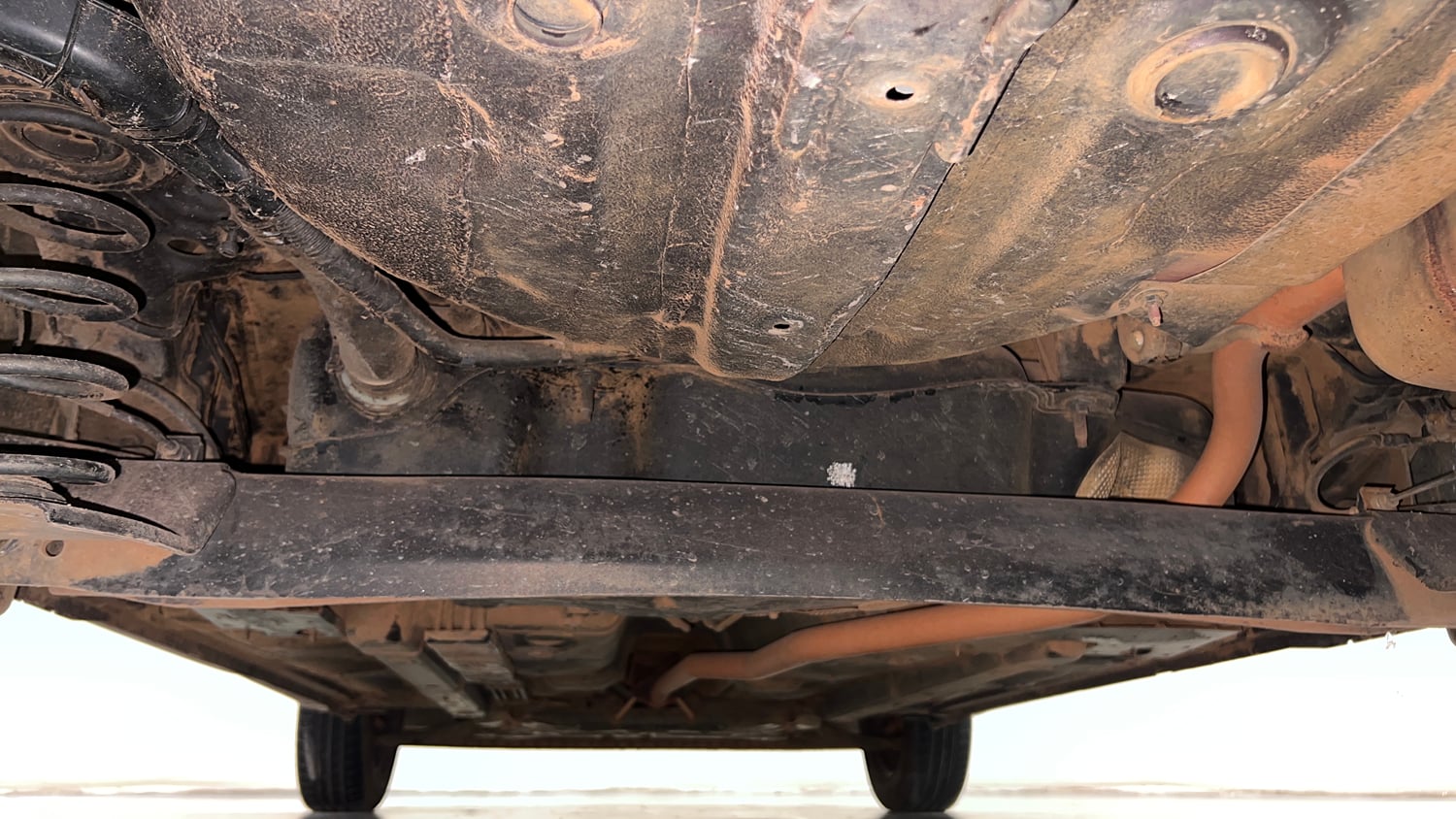 Used 2019 Hyundai Santro Sportz Petrol Manual extra REAR UNDERBODY VIEW (TAKEN FROM REAR)