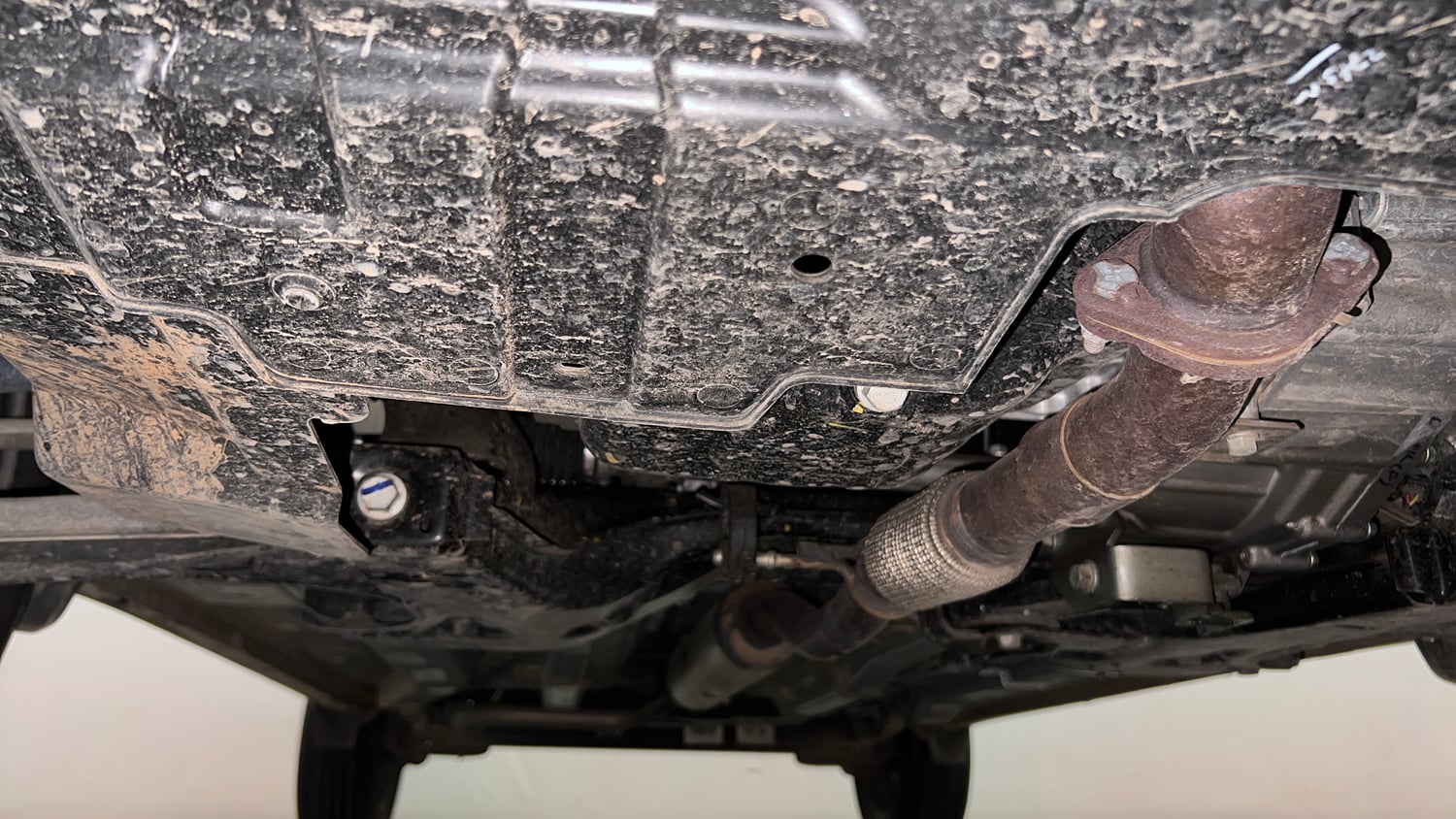 Used 2026 Tata Nexon Pure Plus 1.2 Petrol 6AMT Petrol Automatic extra FRONT LEFT UNDERBODY VIEW