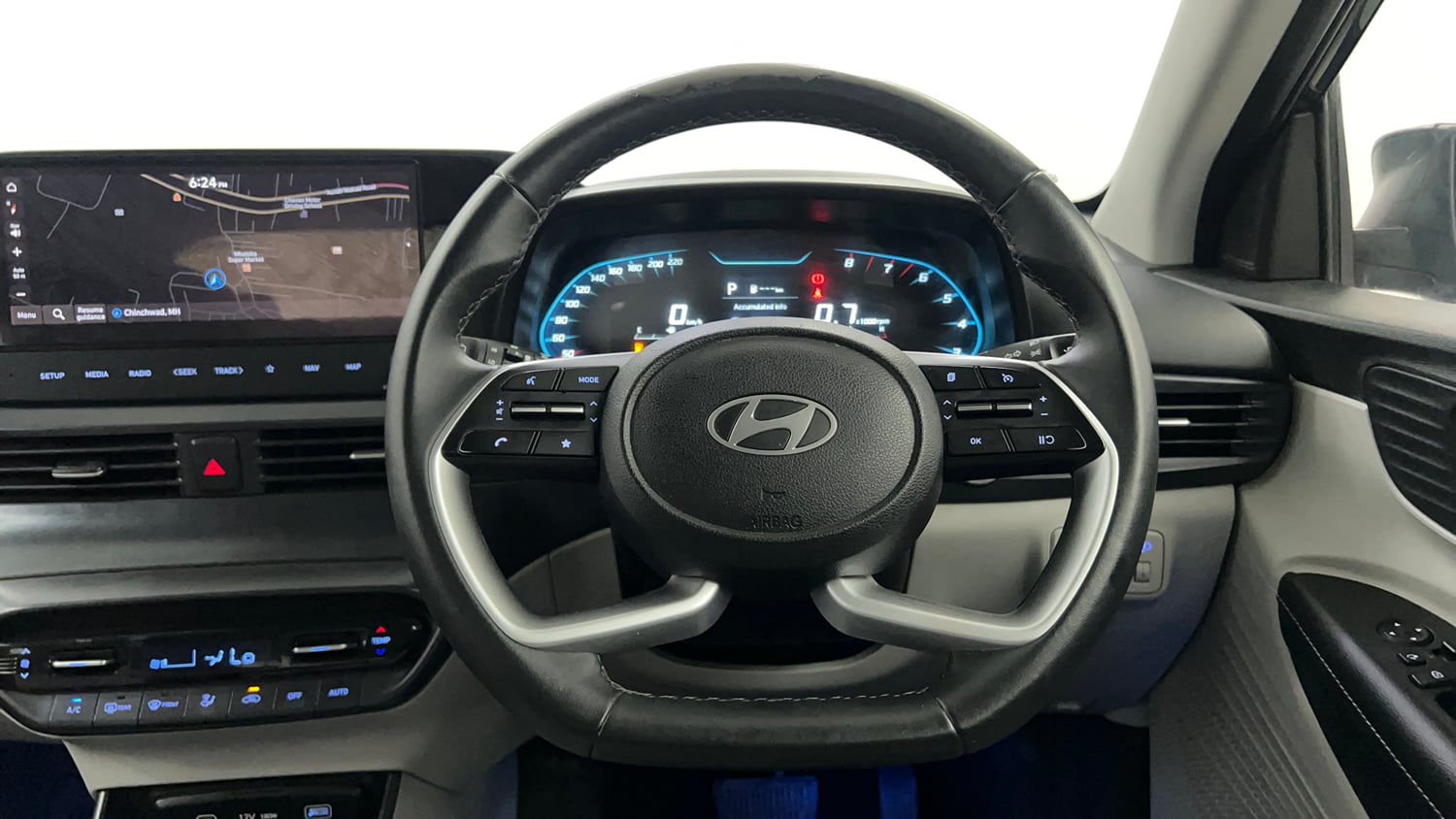 Used 2023 Hyundai New i20 Asta (O) 1.2 IVT Petrol Automatic interior STEERING VIEW