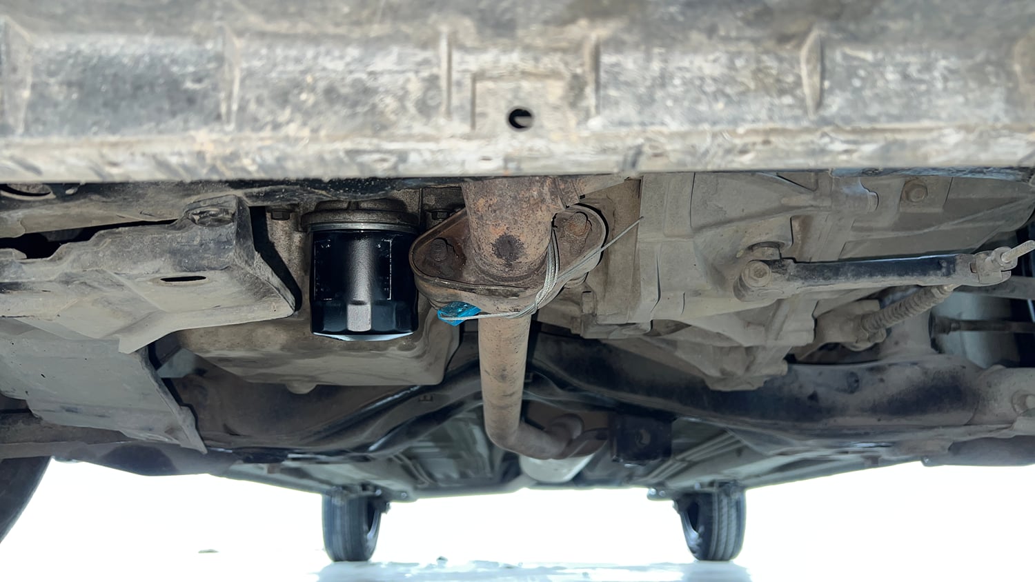 Used 2018 Maruti Suzuki Celerio VXi CNG Cng Manual extra FRONT LEFT UNDERBODY VIEW