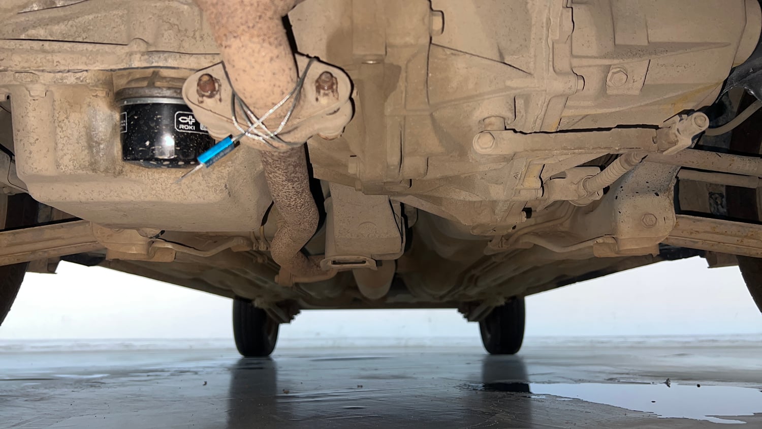 Used 2016 Maruti Suzuki Alto K10 VXi (O) Petrol Manual extra FRONT LEFT UNDERBODY VIEW