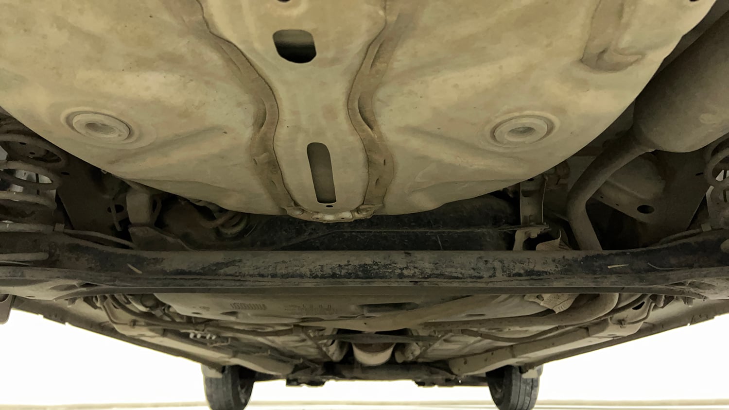Used 2018 Maruti Suzuki Swift LXi Petrol Manual extra REAR UNDERBODY VIEW (TAKEN FROM REAR)