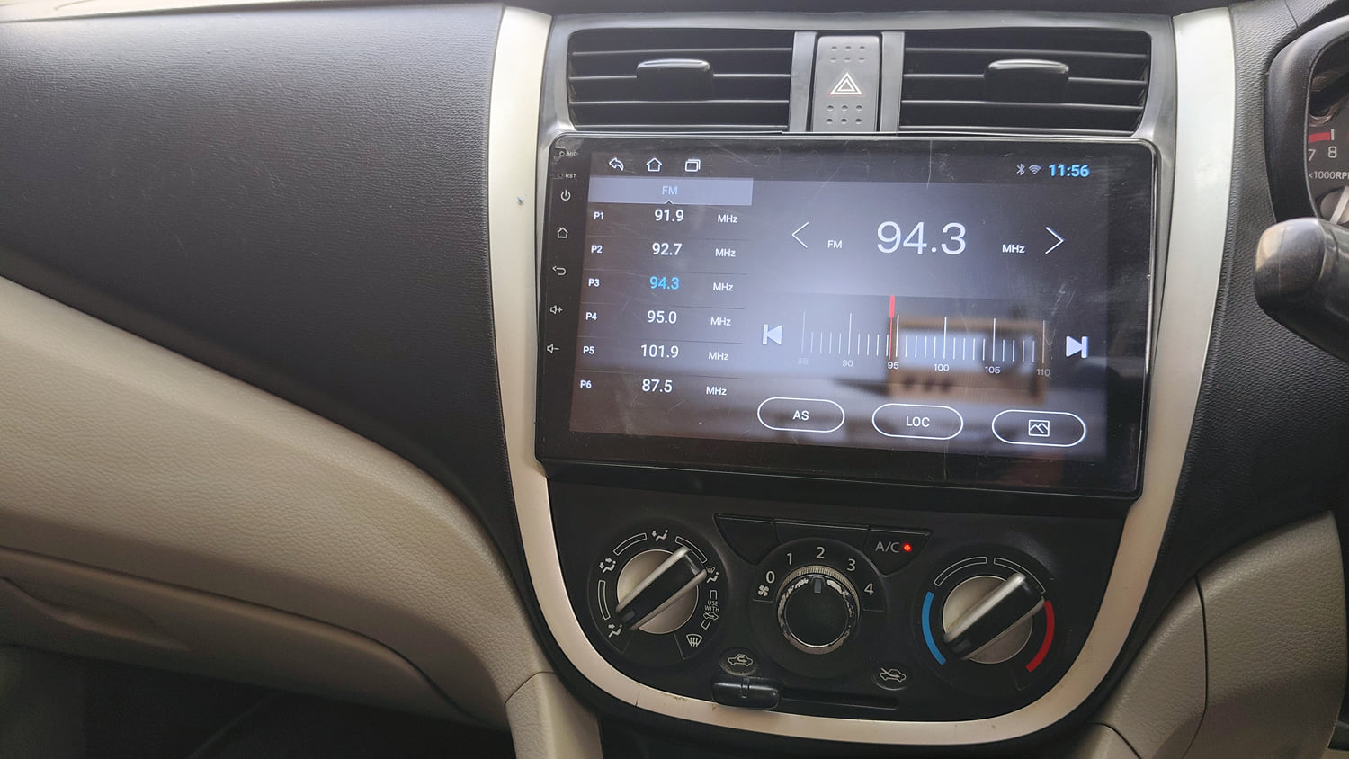 Used 2017 Maruti Suzuki Celerio VXi AMT Petrol Automatic interior MUSIC SYSTEM & AC CONTROL VIEW