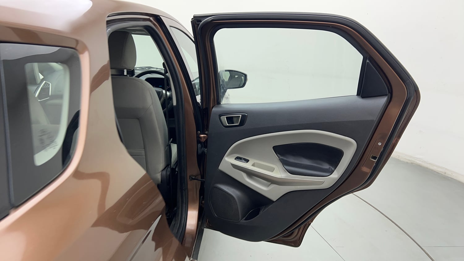 Used 2017 Ford EcoSport Trend 1.5L Ti-VCT Petrol Manual interior RIGHT REAR DOOR OPEN VIEW