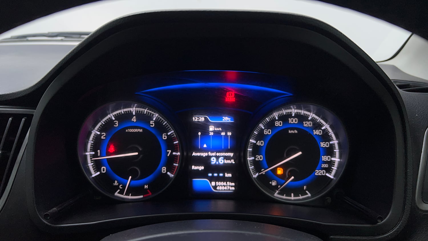 Used 2019 Maruti Suzuki Baleno Alpha Petrol Manual interior CLUSTERMETER VIEW