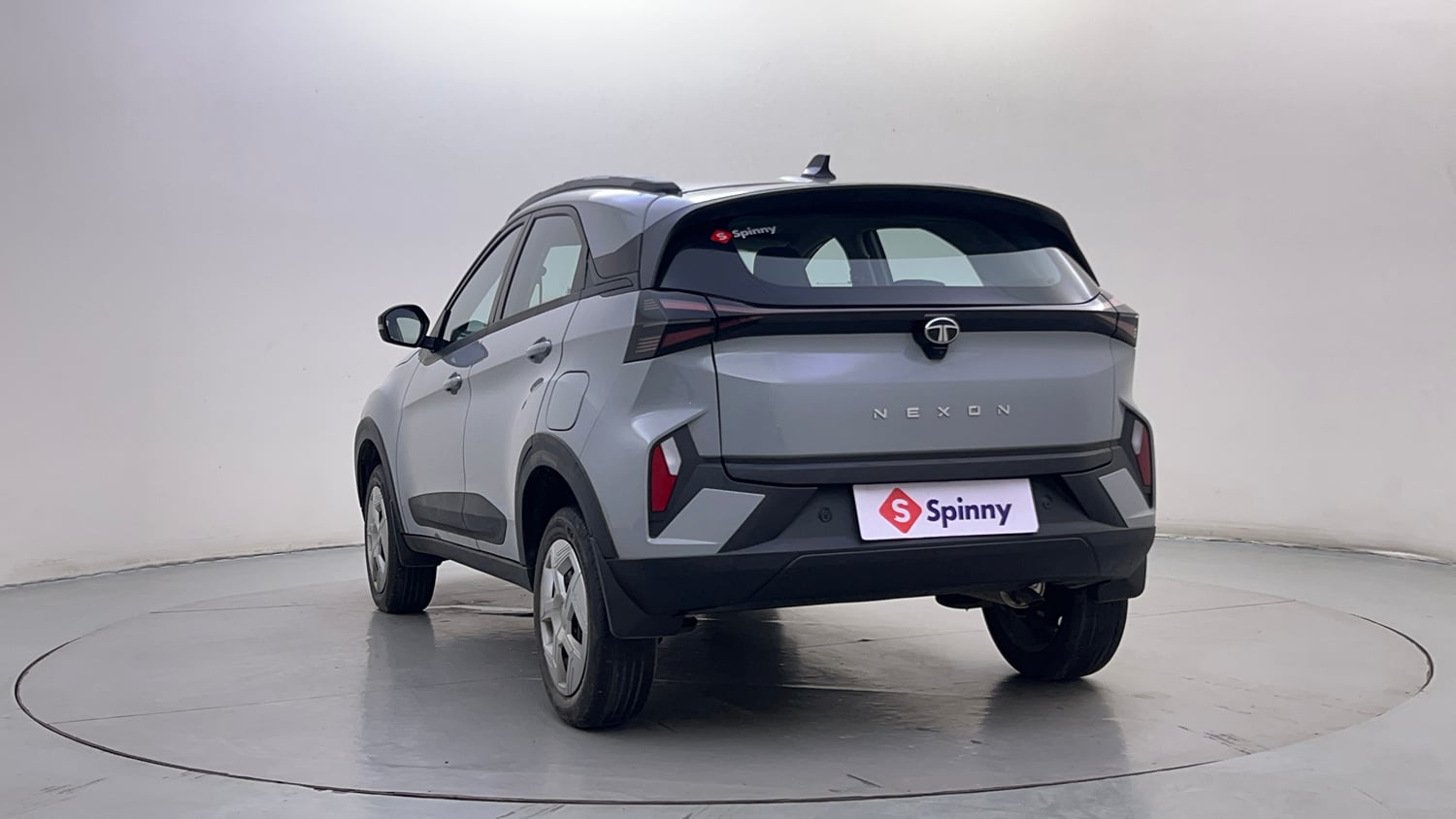 Used 2026 Tata Nexon Pure Plus 1.2 Petrol 6AMT Petrol Automatic exterior LEFT REAR CORNER VIEW