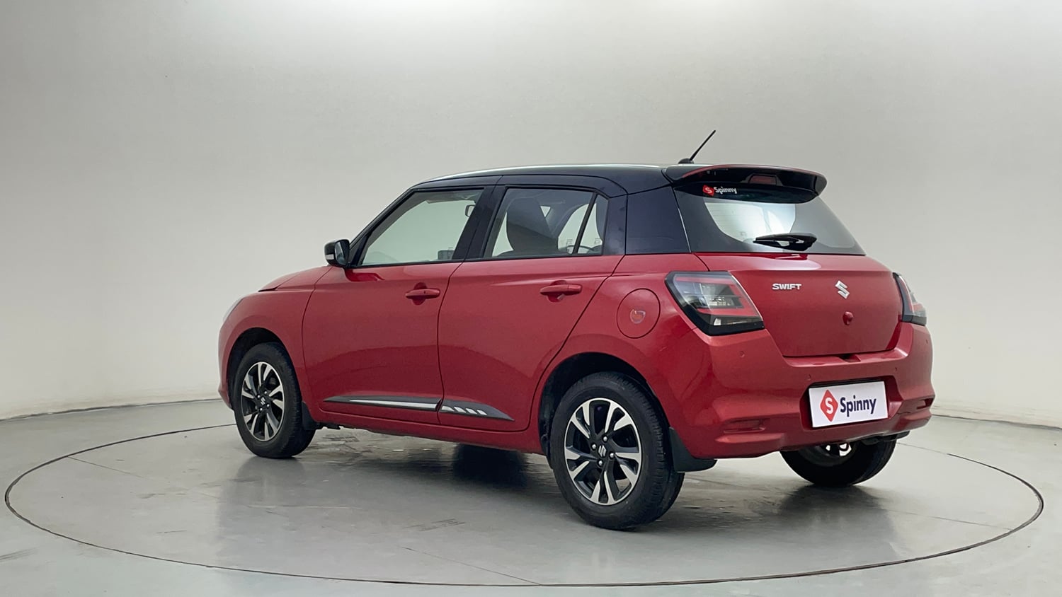 Used 2024 Maruti Suzuki Swift ZXi Plus Dual Tone AMT Petrol Automatic exterior LEFT REAR CORNER VIEW