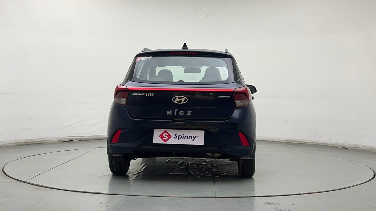 Used 2023 Hyundai Grand i10 Nios Sportz AMT 1.2 Kappa VTVT Petrol Automatic exterior BACK VIEW