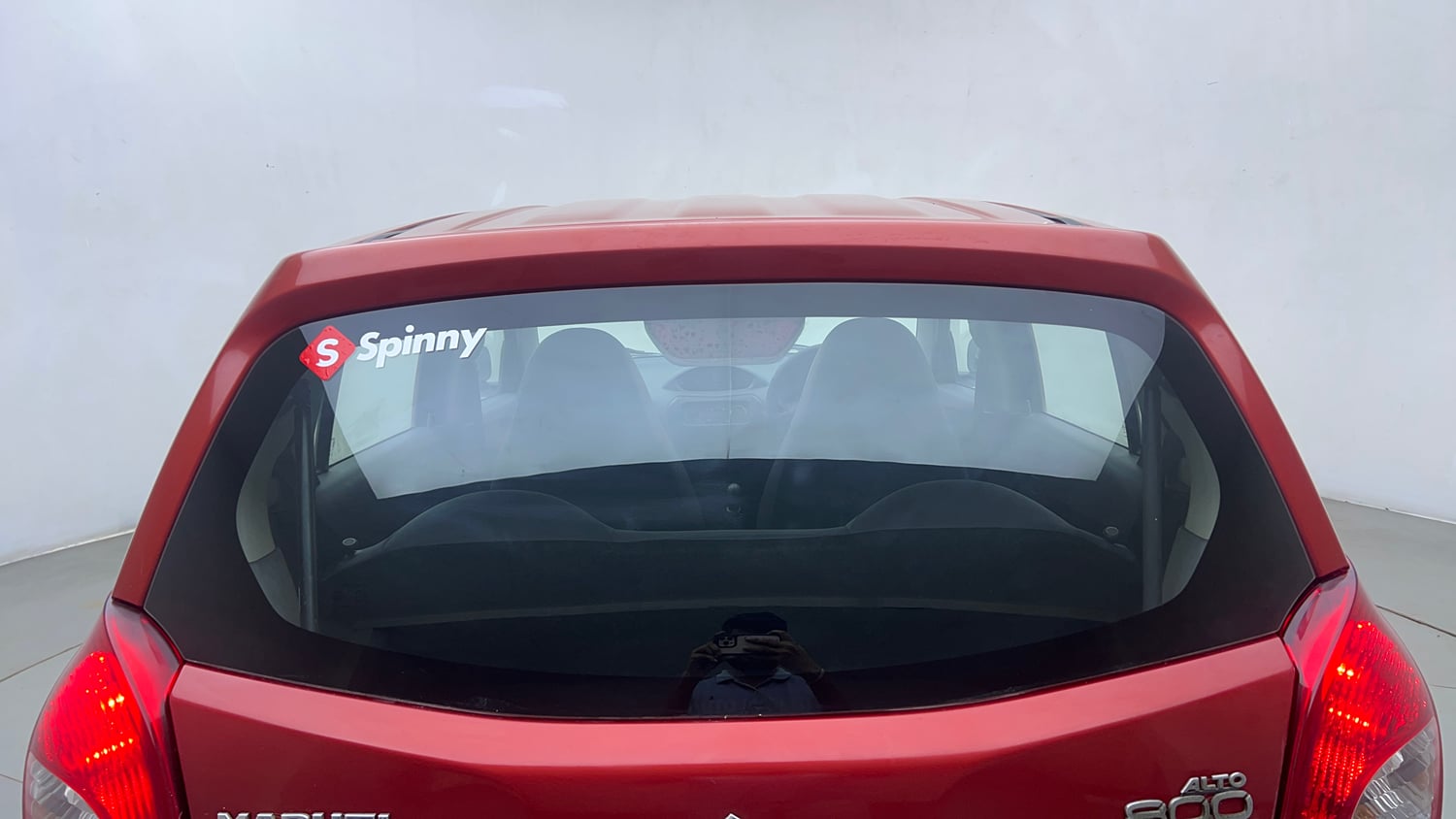 Used 2013 Maruti Suzuki Alto 800 Lx Petrol Manual exterior BACK WINDSHIELD VIEW