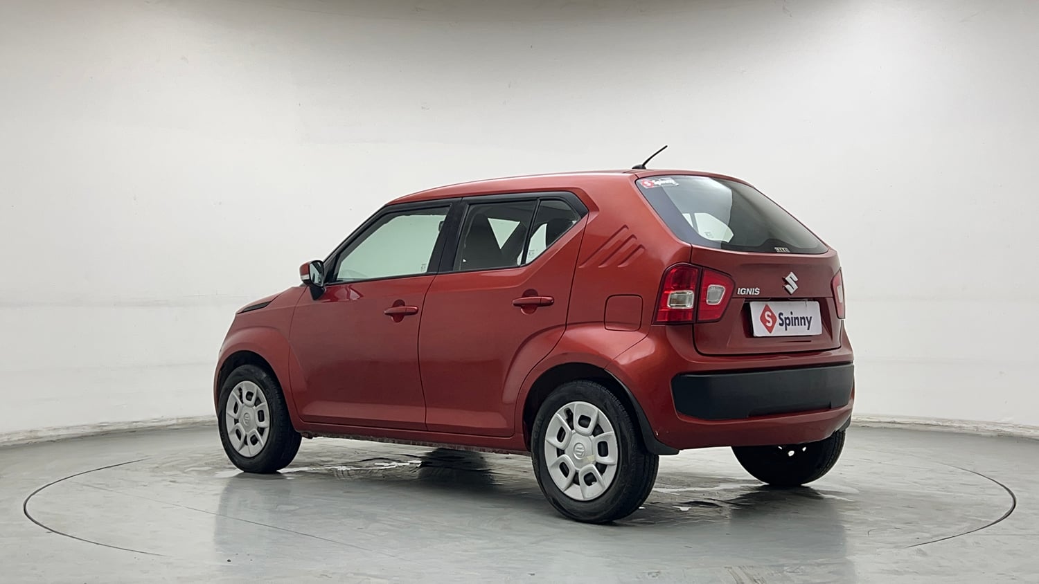 Used 2018 Maruti Suzuki Ignis Delta 1.2 AMT Petrol Automatic exterior LEFT REAR CORNER VIEW