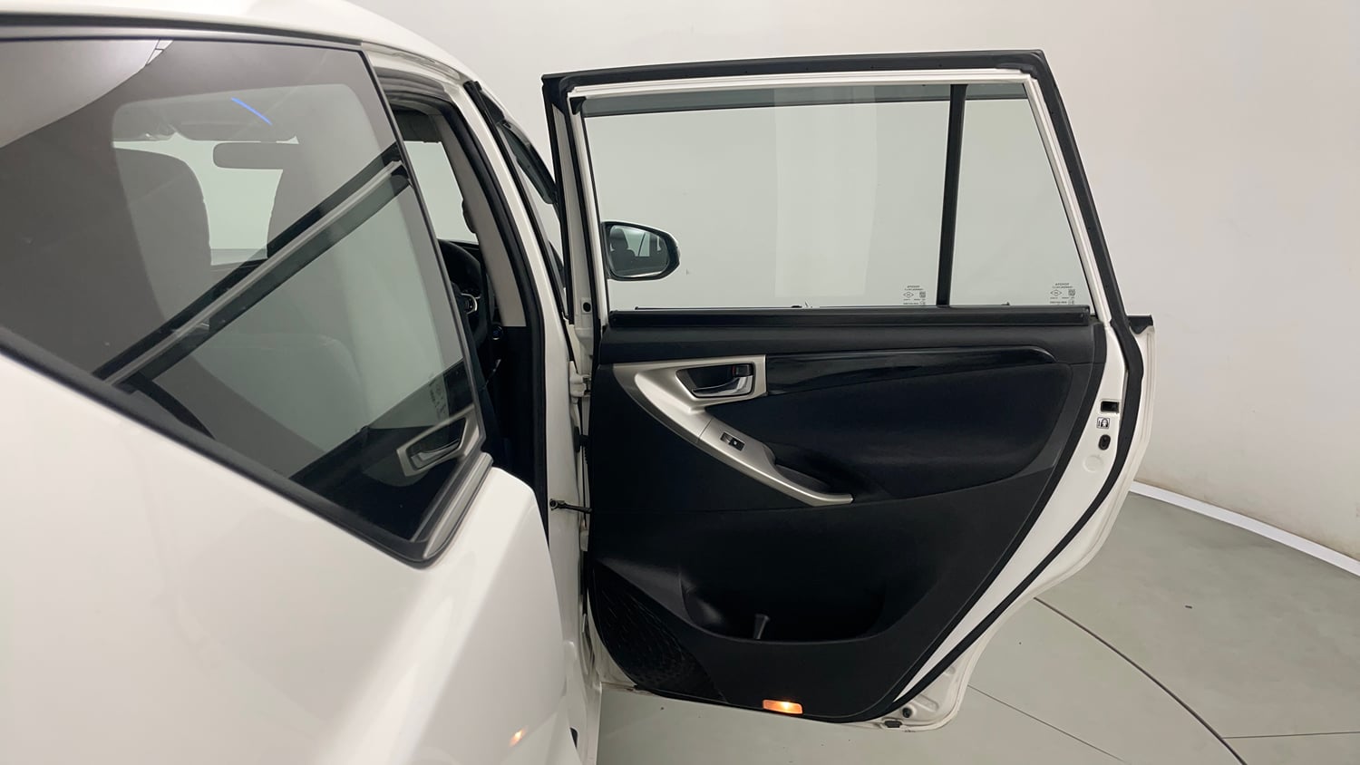 Used 2019 Toyota Innova Crysta 2.4 V 7 STR Diesel Manual interior RIGHT REAR DOOR OPEN VIEW