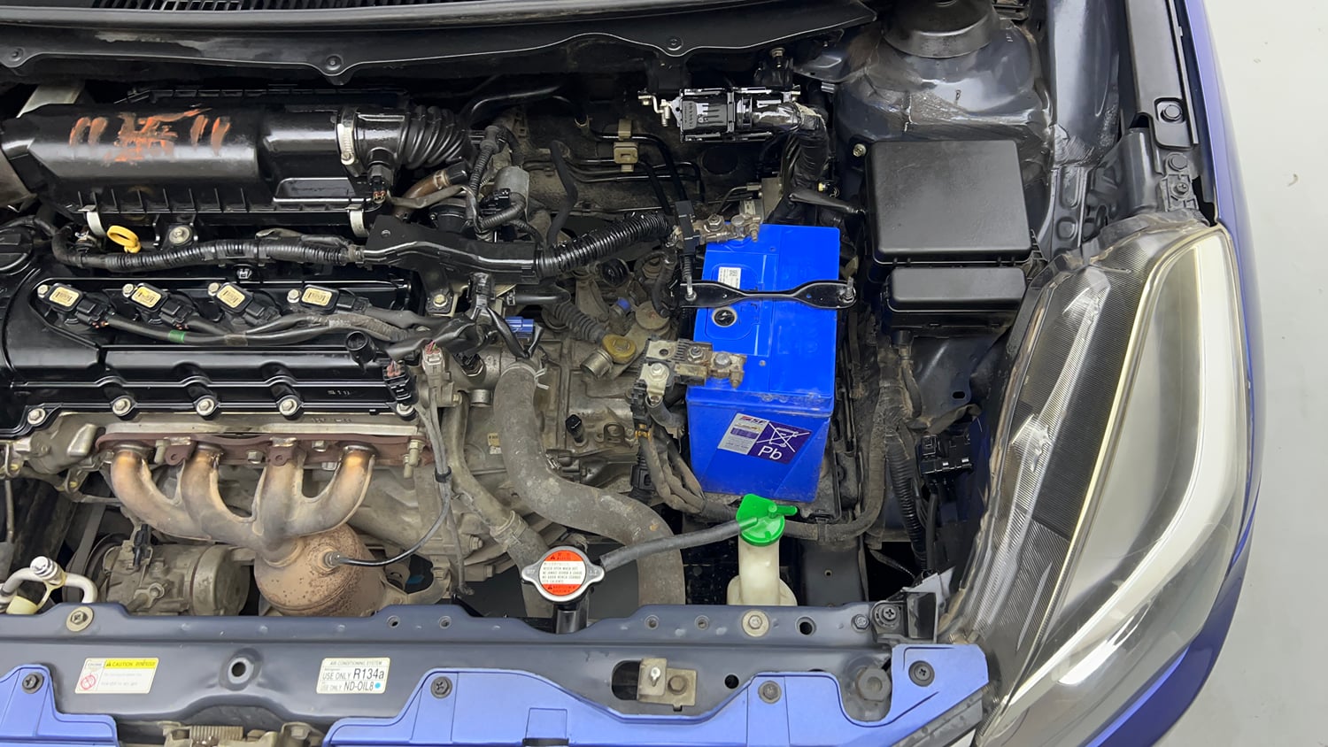 Used 2017 Maruti Suzuki Baleno Alpha 1.2 Petrol Manual engine ENGINE LEFT SIDE VIEW