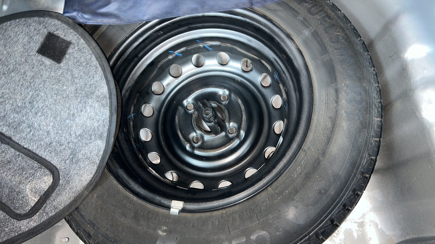 Used 2021 Hyundai Santro Sportz Petrol Manual tyres SPARE TYRE VIEW