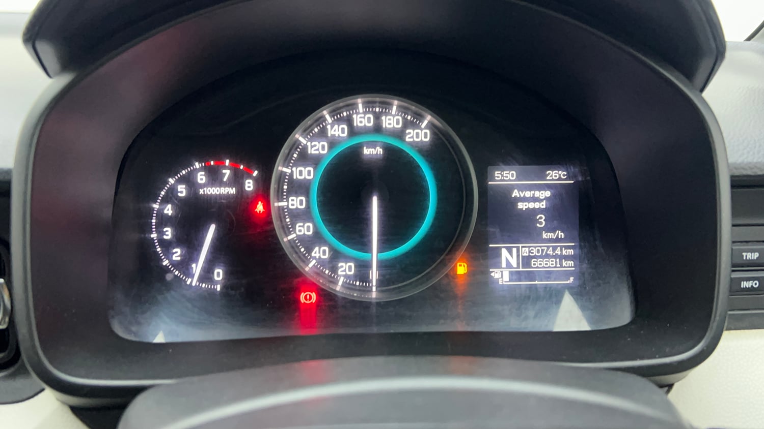 Used 2018 Maruti Suzuki Ignis Delta 1.2 AMT Petrol Automatic interior CLUSTERMETER VIEW