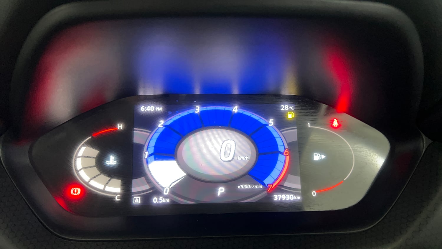 Used 2024 Nissan Magnite XV Premium Turbo CVT Petrol Automatic interior CLUSTERMETER VIEW