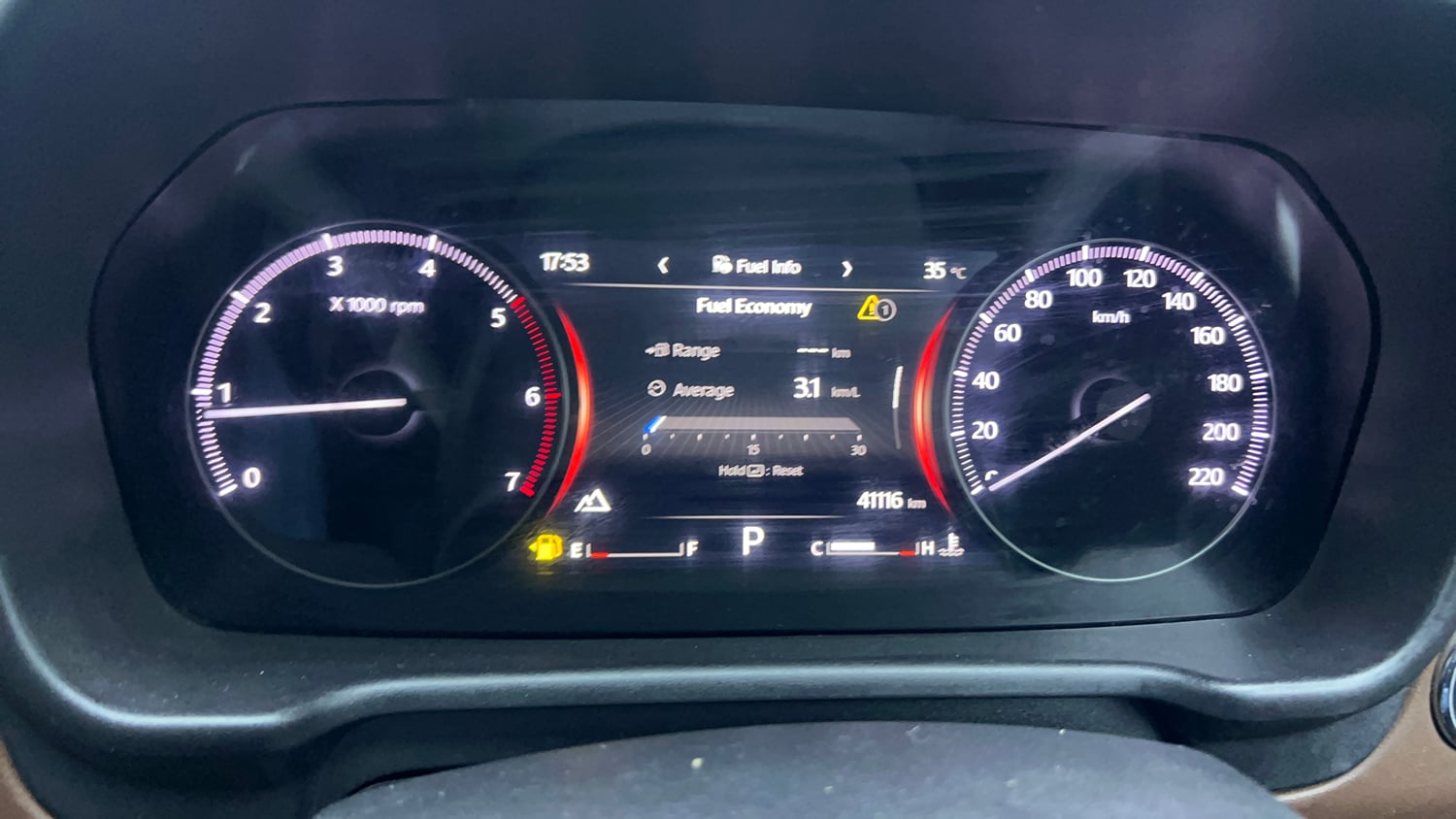 Used 2024 Mahindra Scorpio N Z8 L Diesel AT 4WD 7 STR Diesel Automatic interior CLUSTERMETER VIEW