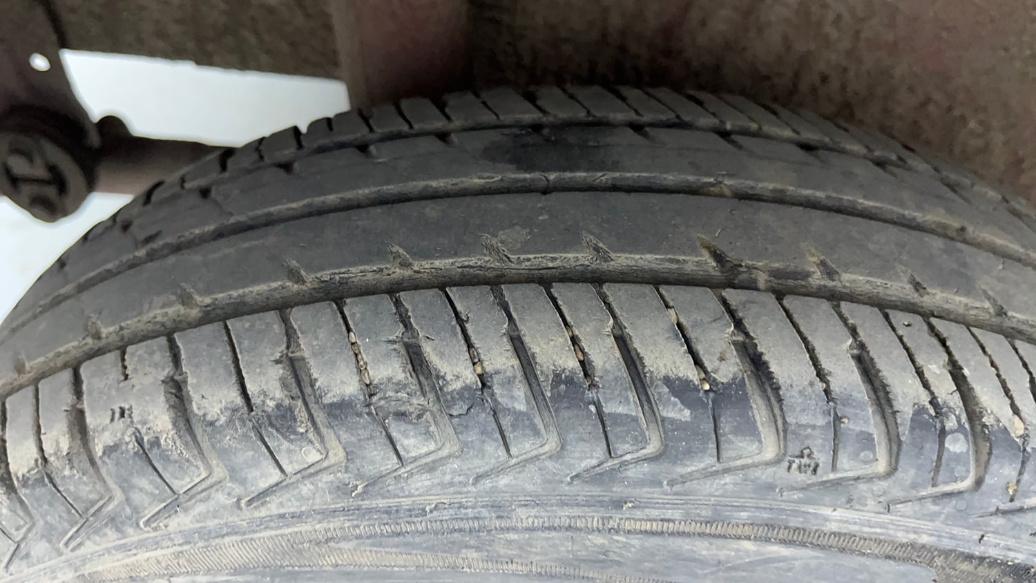 Used 2023 Maruti Suzuki Alto K10 VXi Plus Petrol Manual tyres RIGHT REAR TYRE TREAD VIEW