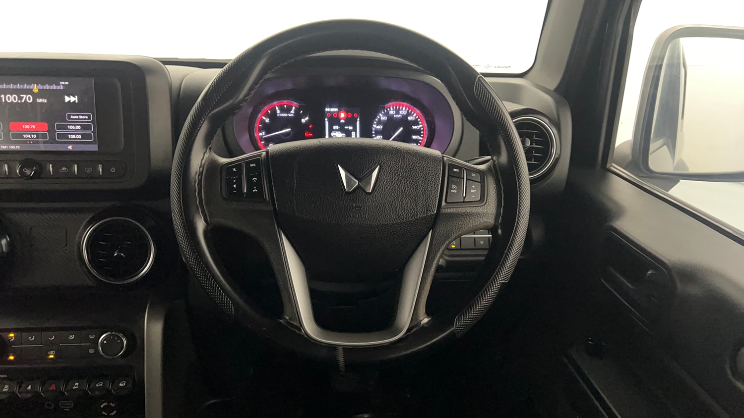 Used 2023 Mahindra Thar LX Hard Top Petrol AT RWD Petrol Automatic interior STEERING VIEW