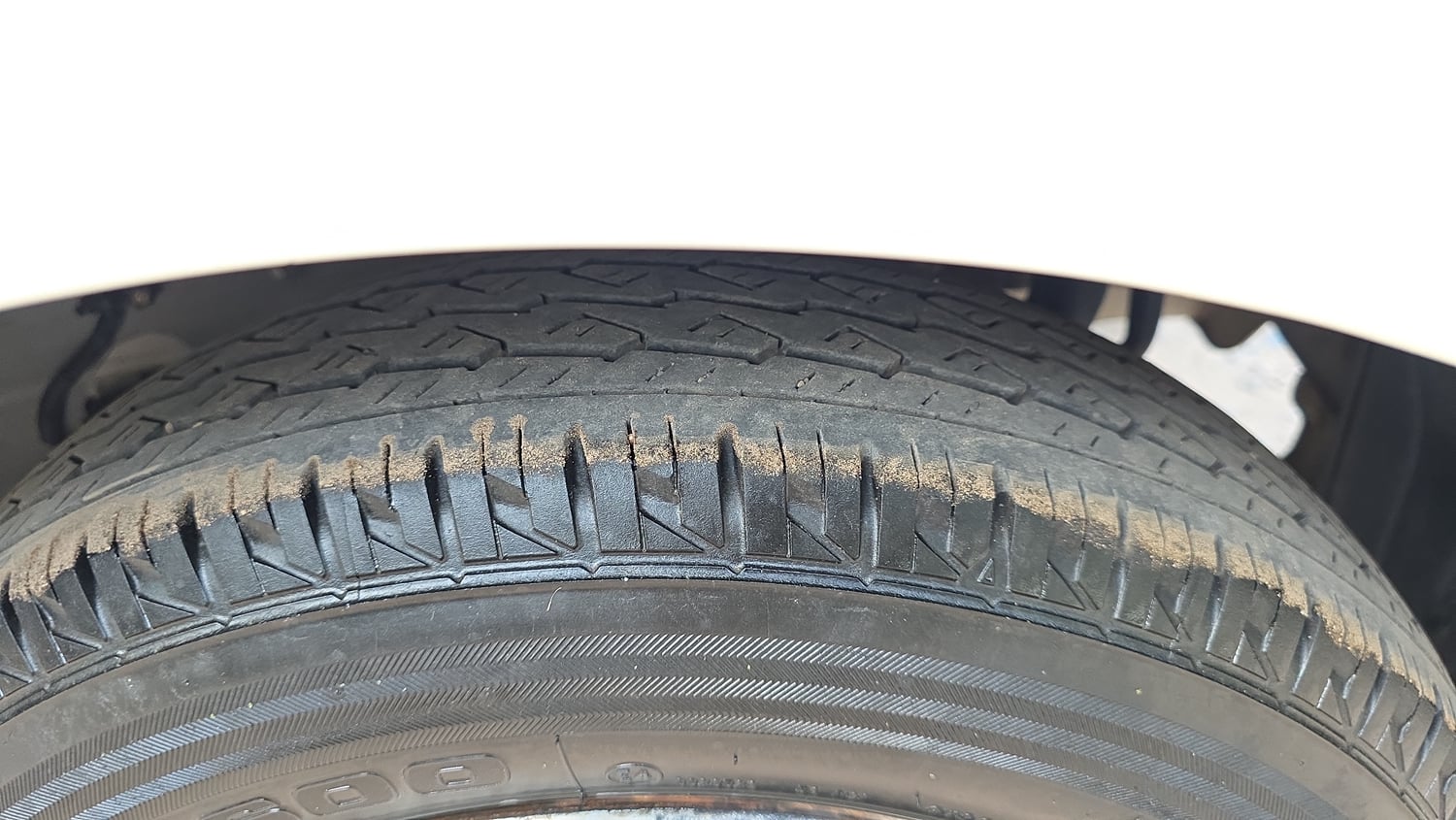Used 2020 Tata Tiago XE Petrol Manual tyres LEFT REAR TYRE TREAD VIEW