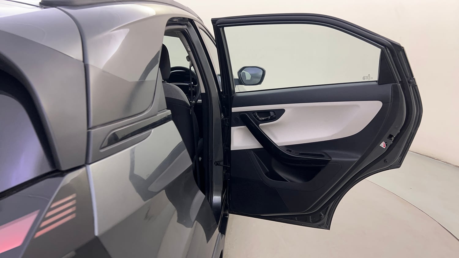 Used 2025 Tata Nexon Creative 1.2 Petrol 6AMT Petrol Automatic interior RIGHT REAR DOOR OPEN VIEW