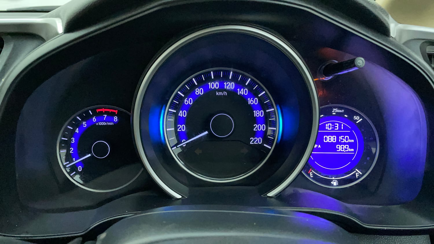 Used 2015 Honda Jazz SV Petrol Petrol Manual interior CLUSTERMETER VIEW
