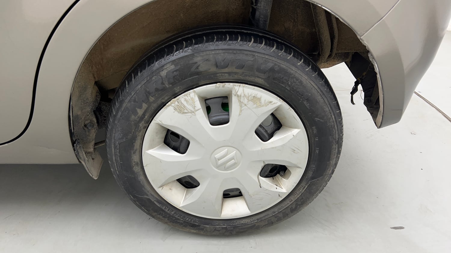 Used 2024 Maruti Suzuki Wagon R VXI 1.0 Petrol Manual tyres LEFT REAR TYRE RIM VIEW