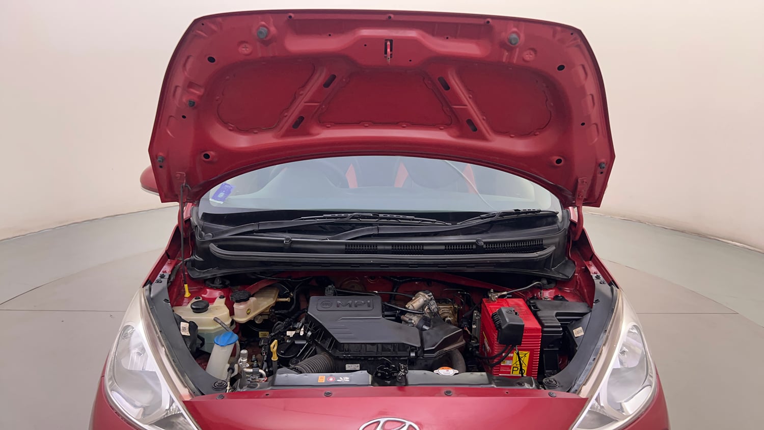 Used 2019 Hyundai Santro Sportz Petrol Manual engine ENGINE & BONNET OPEN FRONT VIEW