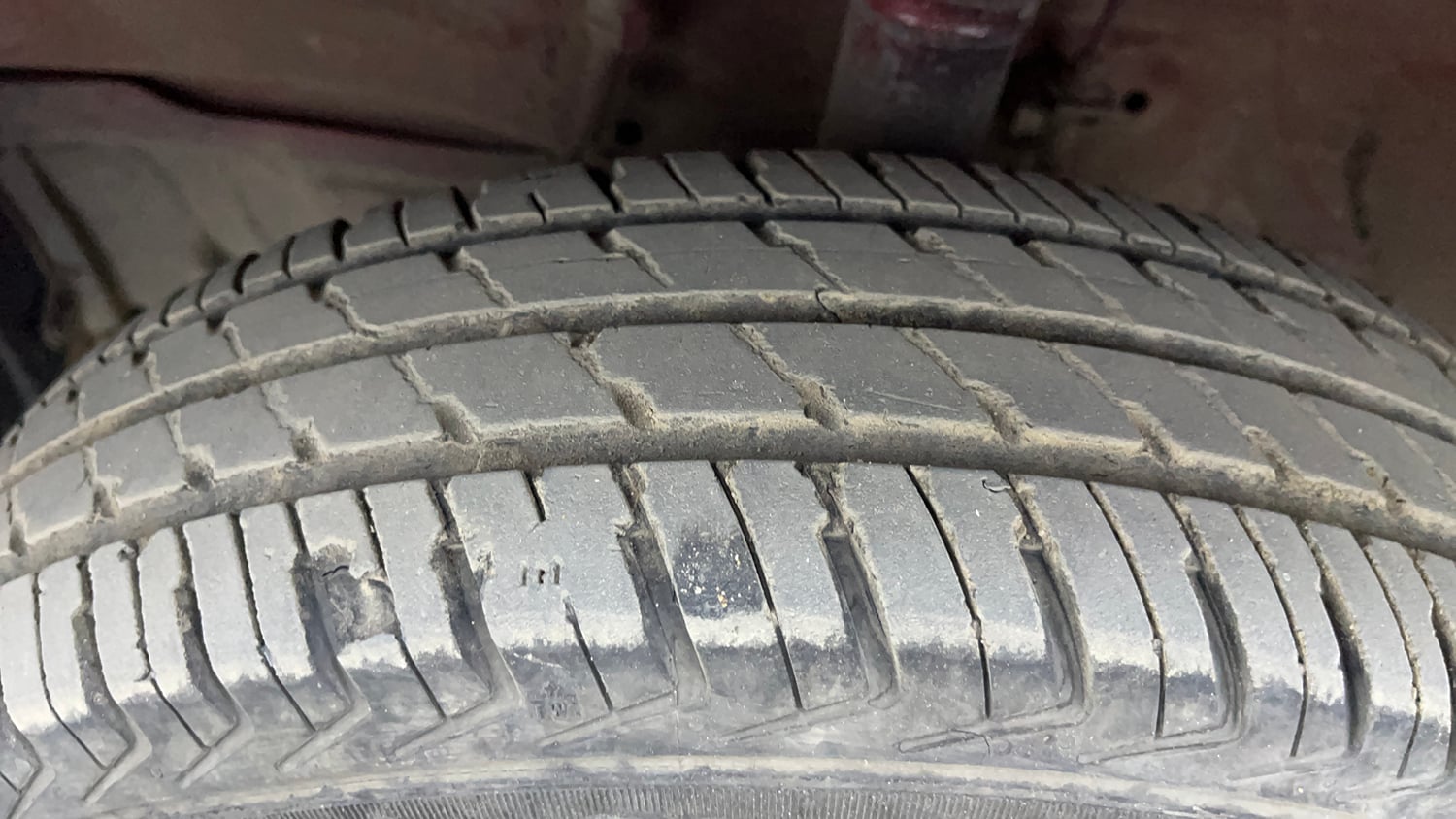 Used 2023 Maruti Suzuki Alto K10 VXi Plus Petrol Manual tyres LEFT FRONT TYRE TREAD VIEW